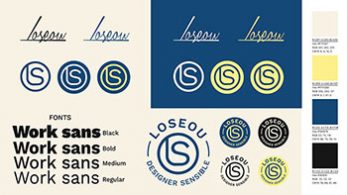 Loseou Graphiste logo à Bordeaux