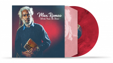 Max Romeo Words from the Brave, visuel réalisé par un graphiste musical : packaging vinyle, digipack et version digitale