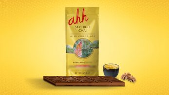 Design de packaging produit haut de gamme pour tablette de chocolat