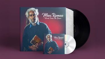 Pochette album Max Roméo Words from the Brave. Disponible en Digipack,, Vinyle et Digital