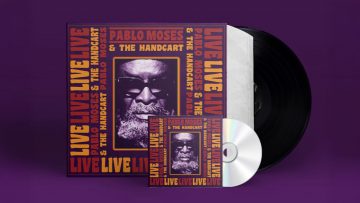 Pochette album Pablo Moses Live. Disponible en Digipack,, Vinyle et Digital
