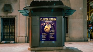 Création de l’affiche de tournée 2025 pour Clinton Fearon