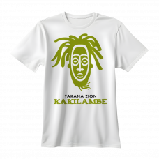 Visuel de T-Shirt réalisé par un graphiste musical : merchandising Takana Zion pour l'album Kakilambe